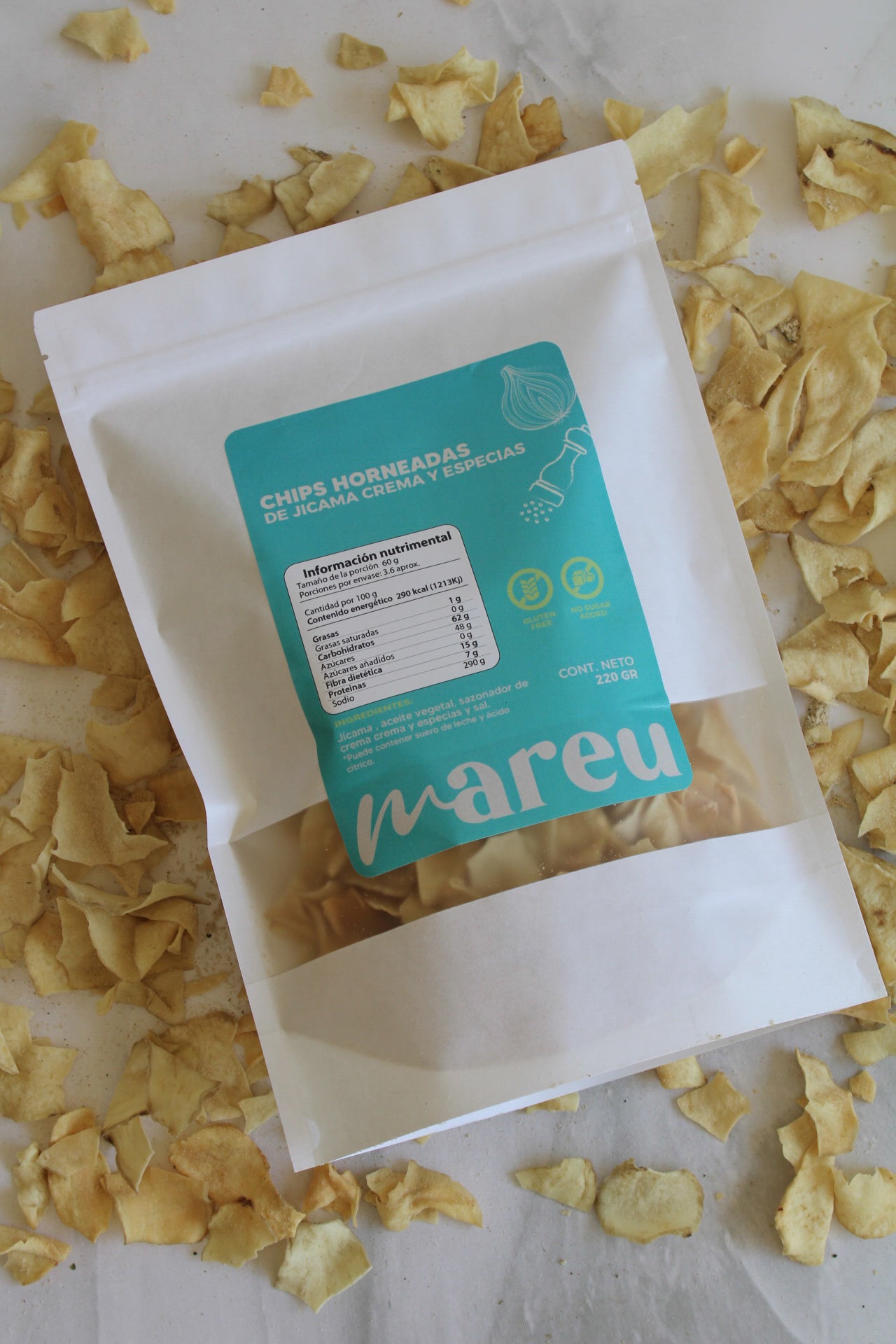 Chips Jicama Crema y Especias